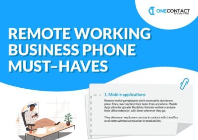 Infographic: Remote Working Business Phone Must-Haves