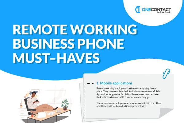 Infographic: Remote Working Business Phone Must-Haves