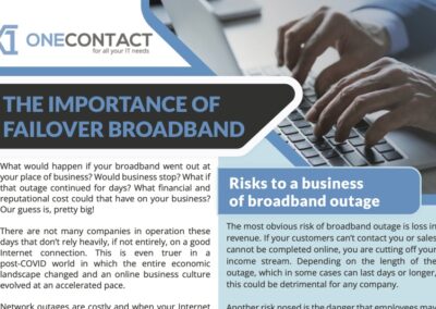 eBook: The Importance of Failover Broadband