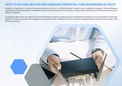 Sales Sheet: How To Choose The Right Business Broadband Provider