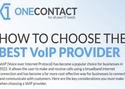 Infographic – How To Choose The Best VoIP Provider