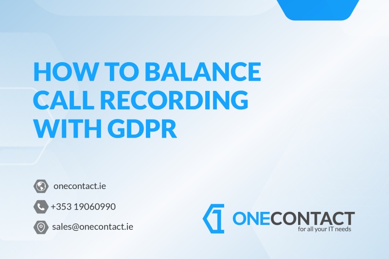 eBook – How To Balance Call Recording With GDPR